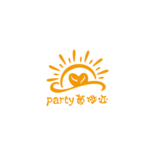 party芭体亚logo设计