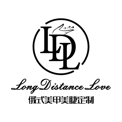 俄式美甲美睫定制logo设计