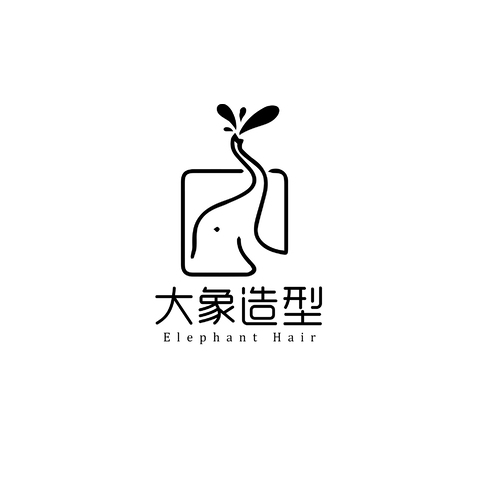 大象造型logo设计