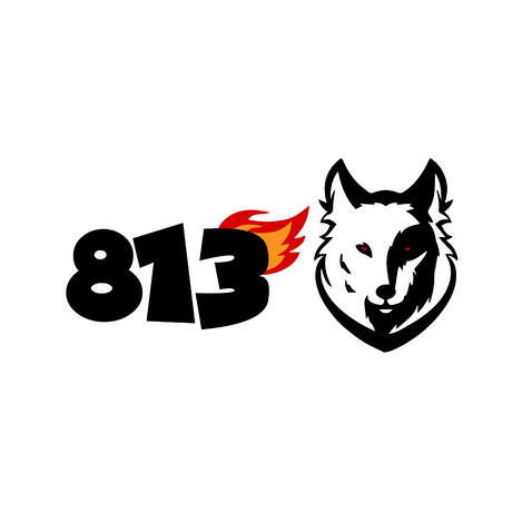 813狼logo设计