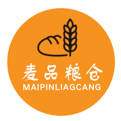 麦品粮仓logo设计