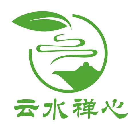 云水禅心logo设计