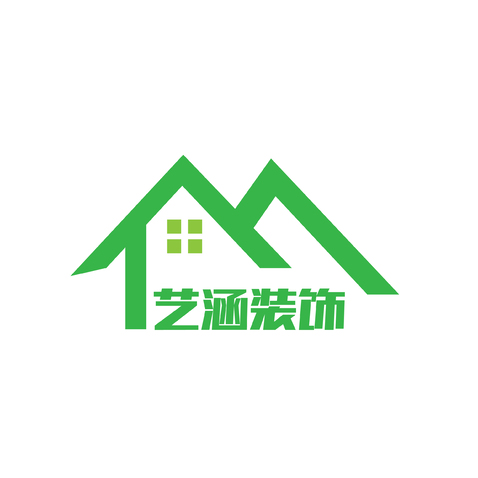 艺涵装饰logo设计