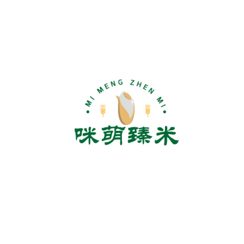 咪萌臻米logo设计