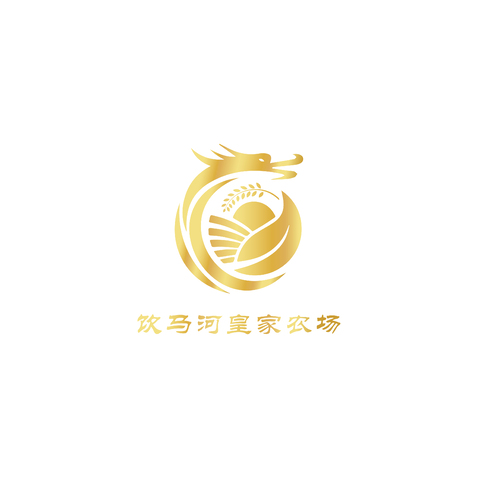 饮马河皇家农场logo设计