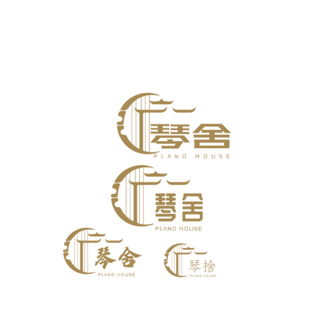 琴舍logo设计