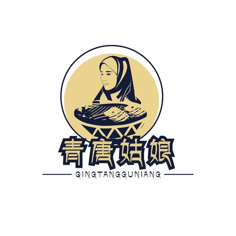 青唐姑娘logo设计