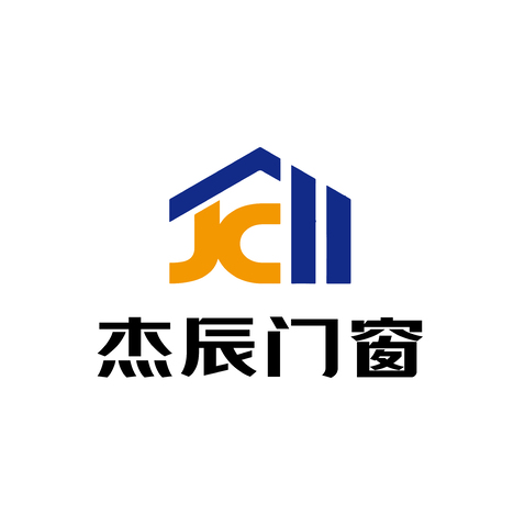 杰辰门窗logo设计