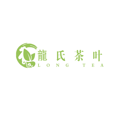 龙氏茶叶logo设计