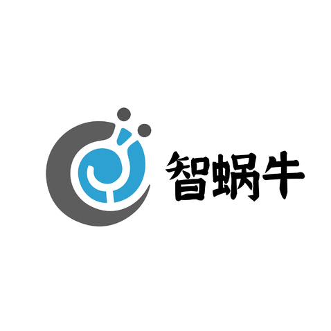 智蜗牛logo设计