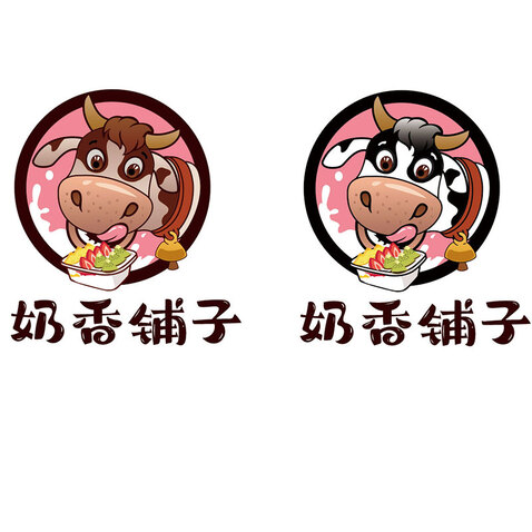 奶香铺子logo设计