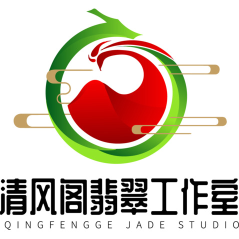 翡翠商标卡通logologo设计