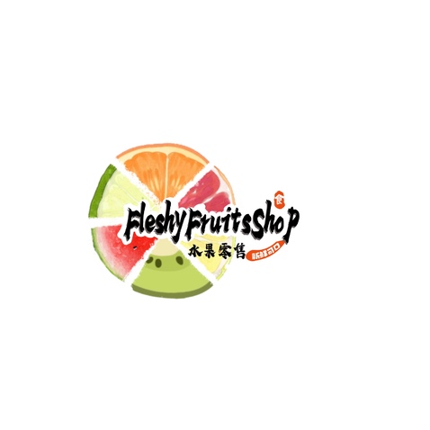 Fleshyfruitsshoplogo设计