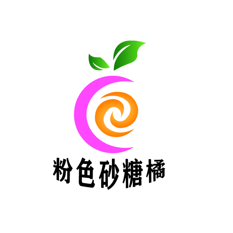 粉色砂糖橘，酸菜萝卜花logo