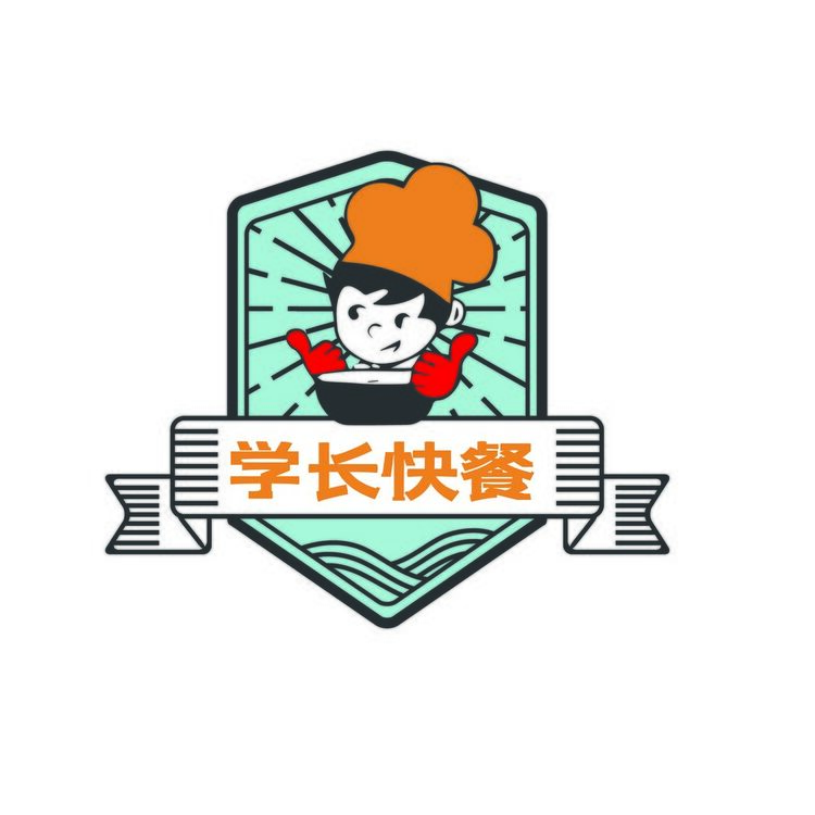 学长快餐logo