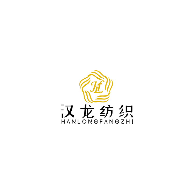 汉龙纺织logo