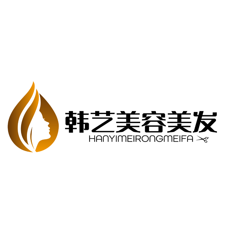 韩艺美容美发logo