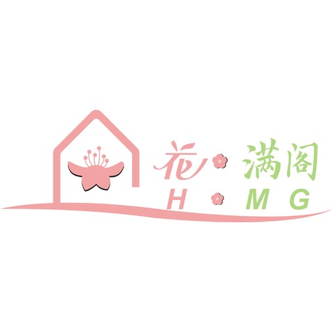 花满阁logo设计