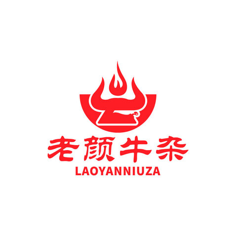 老颜牛杂logo设计