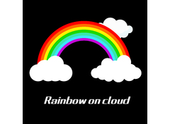 Rainbow on cloud