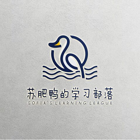 苏肥鸭学习部落logo设计