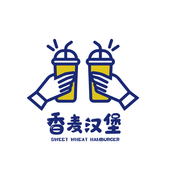 香麦汉堡logo