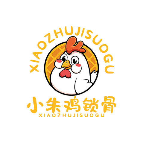 小朱鸡锁骨logo设计