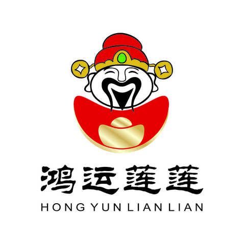 鸿运莲莲logo设计