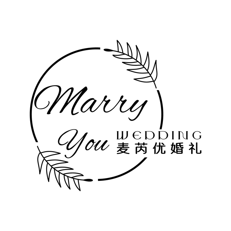 麦芮优婚礼logo