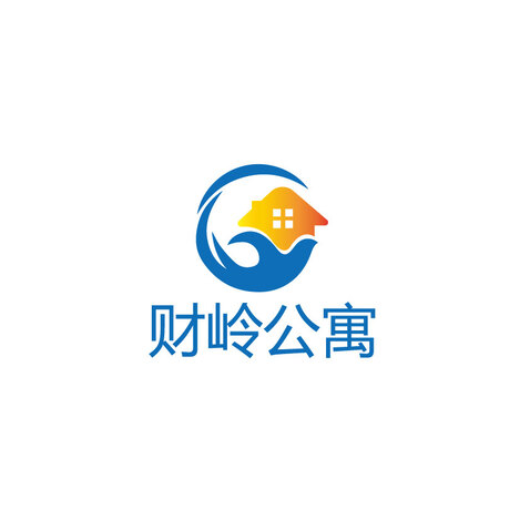 财岭公寓logo设计