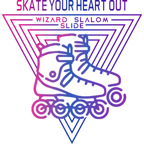 LOVE SKATE爱轮滑logo设计