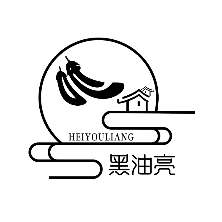 黑油亮logo