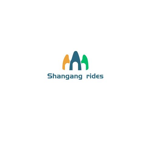 Shangang rideslogo设计