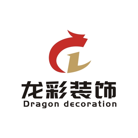 陕西龙彩装饰工程有限公司logo设计