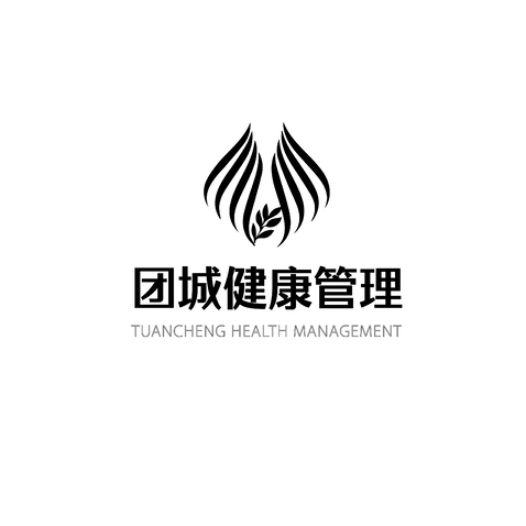 团成健康管理logo设计