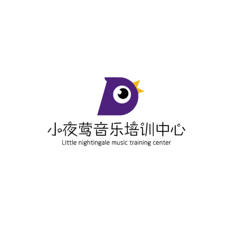 小夜鶯音樂培訓中心logo設計