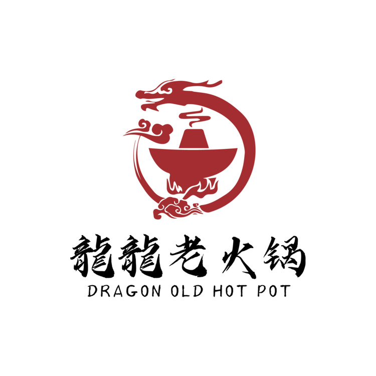 龍龍老火锅logo