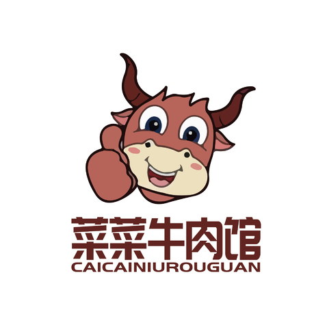 菜菜牛肉馆logo设计