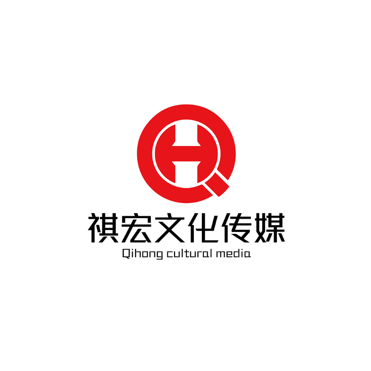 祺宏文化传媒logo