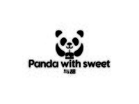 Panda with sweet  与甜