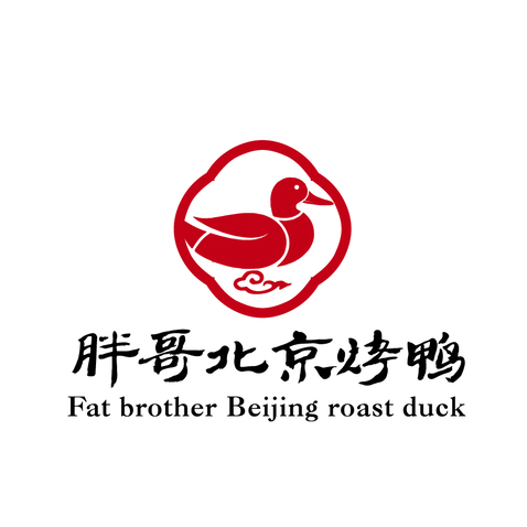 胖哥北京烤鸭logo设计