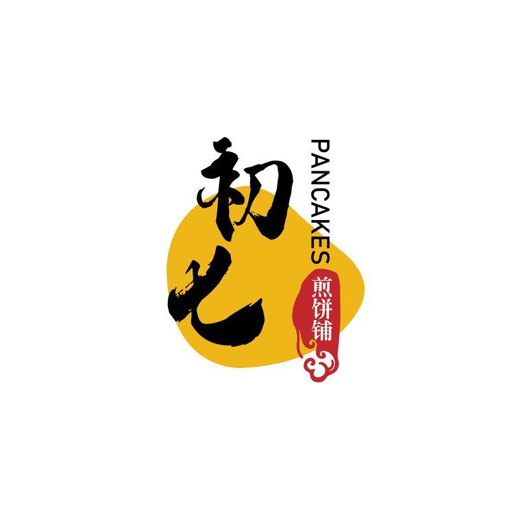 初七煎饼铺logo