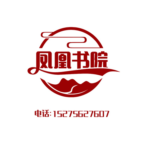 凤凰书馆logo设计