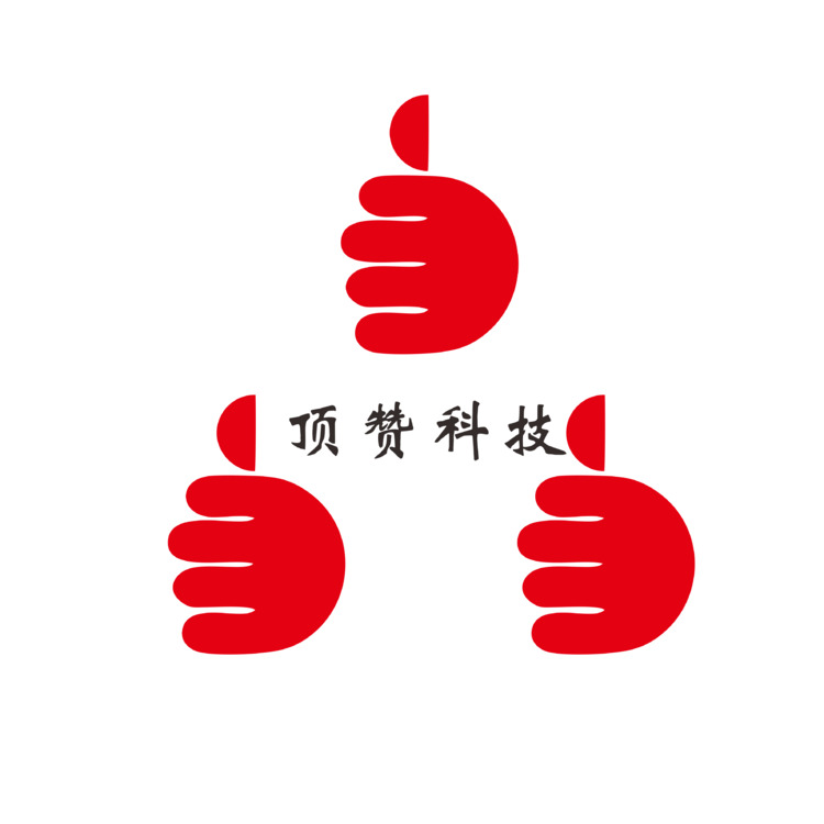 顶赞科技logo