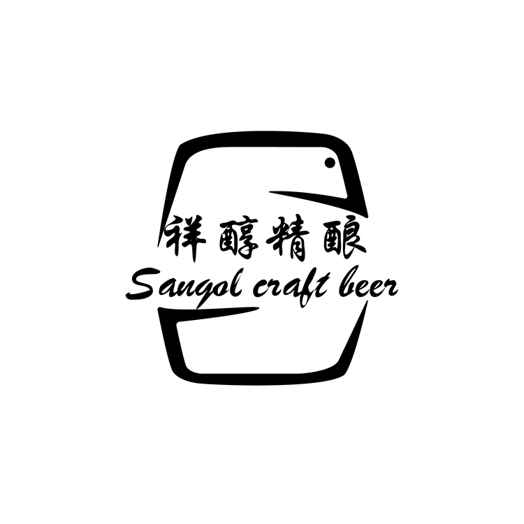 祥醇精酿啤酒logo