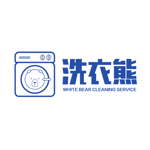 洗衣熊logo设计