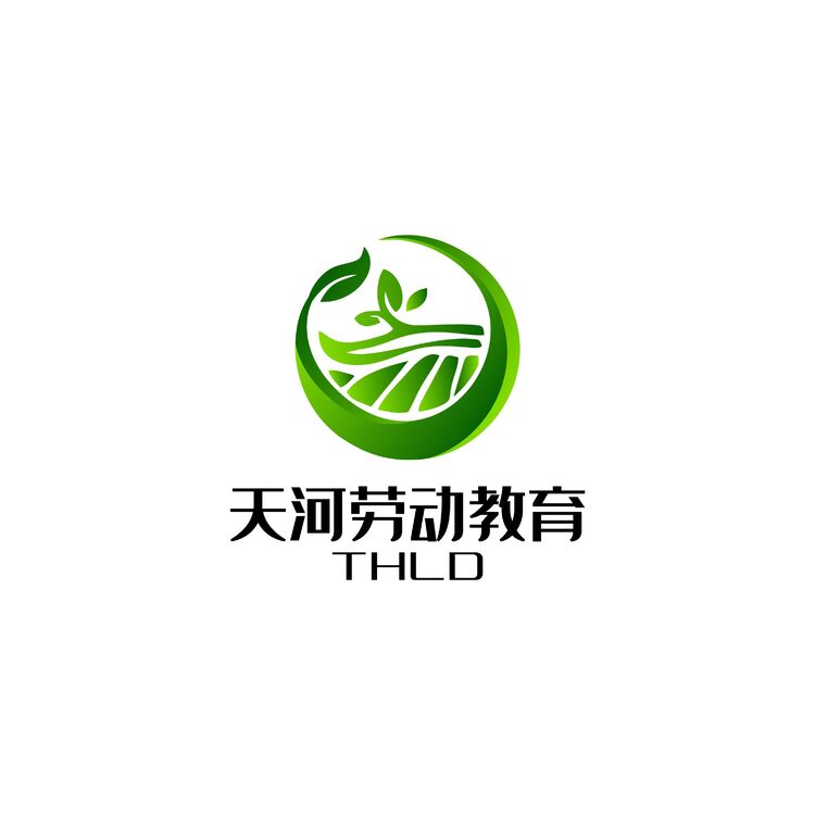 天河劳动教育logo