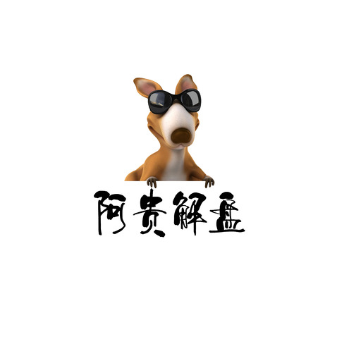 阿贵解盘logo设计