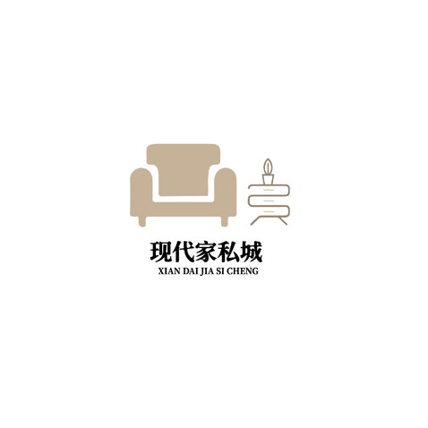 现代家私城logo设计