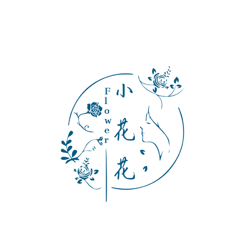 小花花logo设计